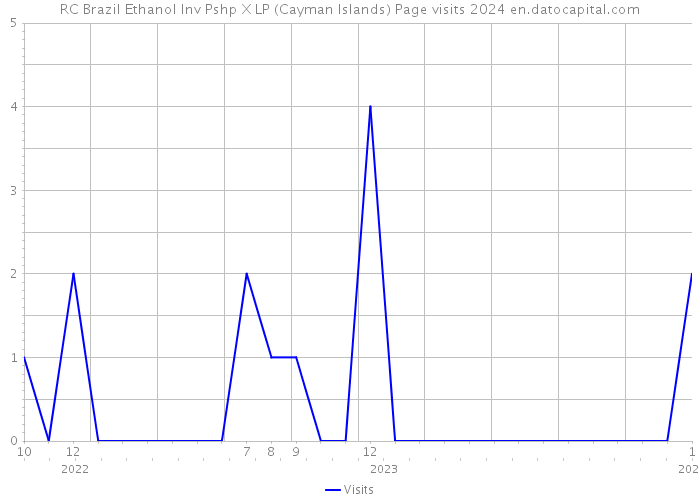 RC Brazil Ethanol Inv Pshp X LP (Cayman Islands) Page visits 2024 