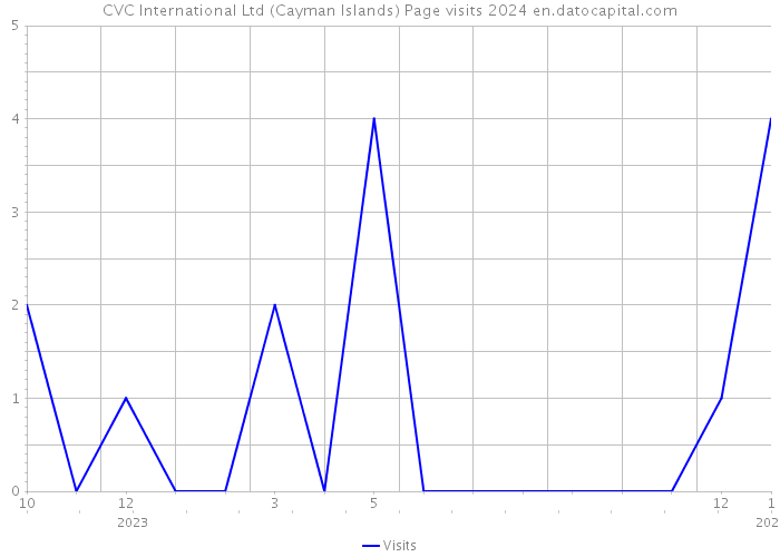 CVC International Ltd (Cayman Islands) Page visits 2024 