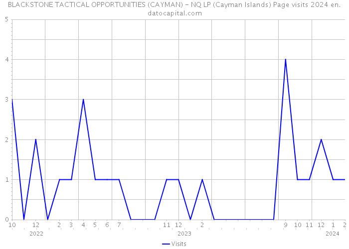 BLACKSTONE TACTICAL OPPORTUNITIES (CAYMAN) - NQ LP (Cayman Islands) Page visits 2024 