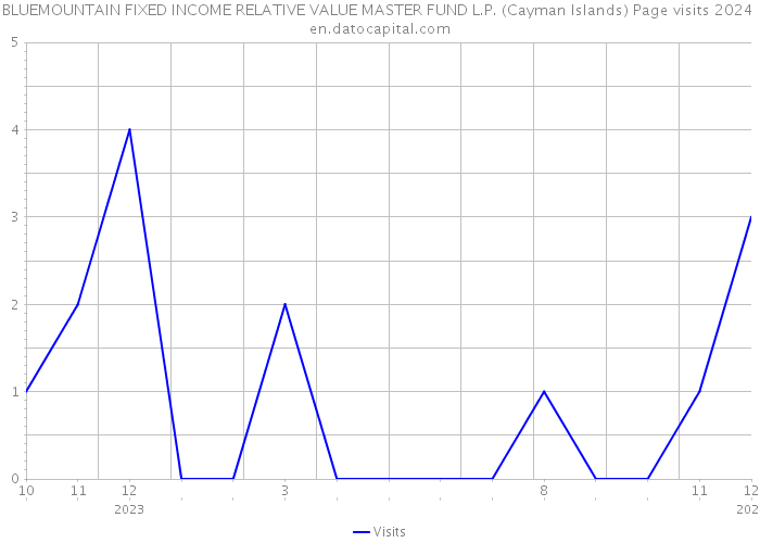 BLUEMOUNTAIN FIXED INCOME RELATIVE VALUE MASTER FUND L.P. (Cayman Islands) Page visits 2024 