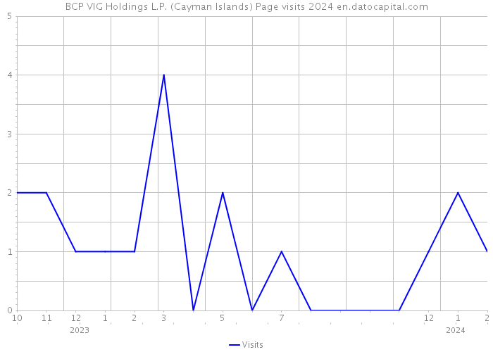 BCP VIG Holdings L.P. (Cayman Islands) Page visits 2024 