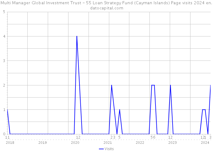 Multi Manager Global Investment Trust - 55 Loan Strategy Fund (Cayman Islands) Page visits 2024 