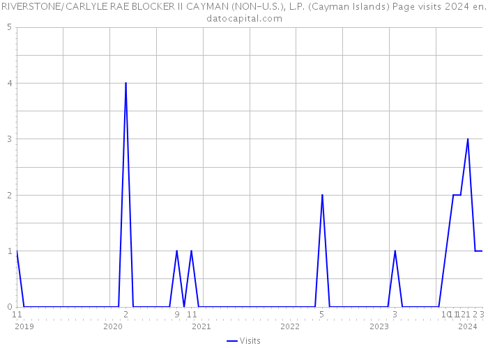 RIVERSTONE/CARLYLE RAE BLOCKER II CAYMAN (NON-U.S.), L.P. (Cayman Islands) Page visits 2024 