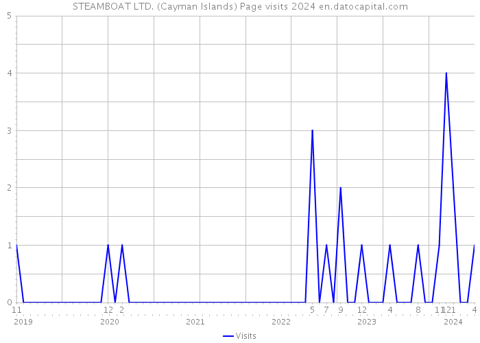 STEAMBOAT LTD. (Cayman Islands) Page visits 2024 