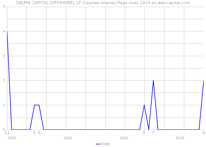 DELPHI CAPITAL (OFFSHORE), LP (Cayman Islands) Page visits 2024 