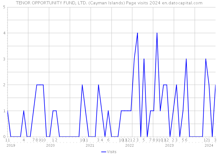 TENOR OPPORTUNITY FUND, LTD. (Cayman Islands) Page visits 2024 
