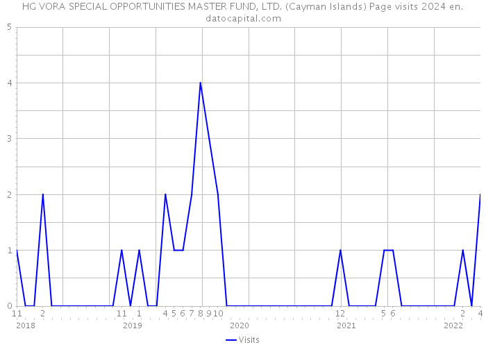 HG VORA SPECIAL OPPORTUNITIES MASTER FUND, LTD. (Cayman Islands) Page visits 2024 