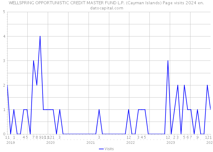 WELLSPRING OPPORTUNISTIC CREDIT MASTER FUND L.P. (Cayman Islands) Page visits 2024 