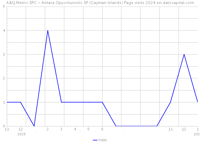 A&Q Metric SPC - Antara Opportunistic SP (Cayman Islands) Page visits 2024 