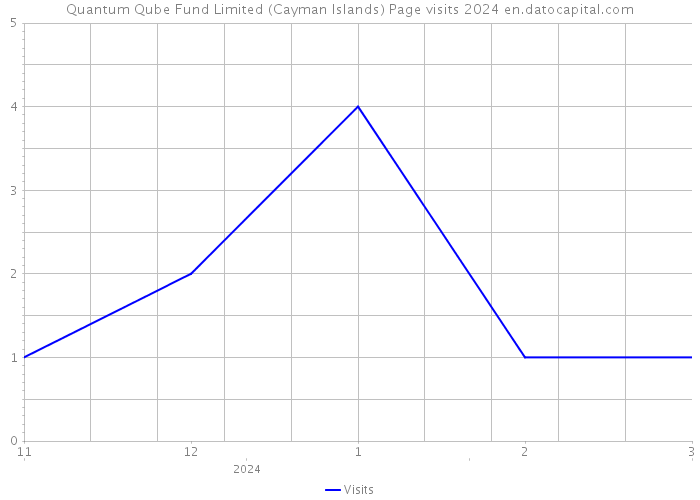 Quantum Qube Fund Limited (Cayman Islands) Page visits 2024 