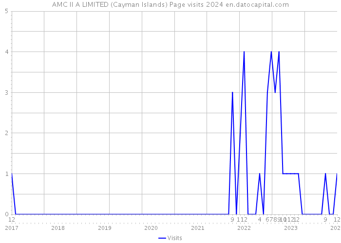 AMC II A LIMITED (Cayman Islands) Page visits 2024 