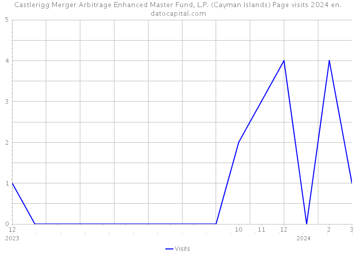 Castlerigg Merger Arbitrage Enhanced Master Fund, L.P. (Cayman Islands) Page visits 2024 