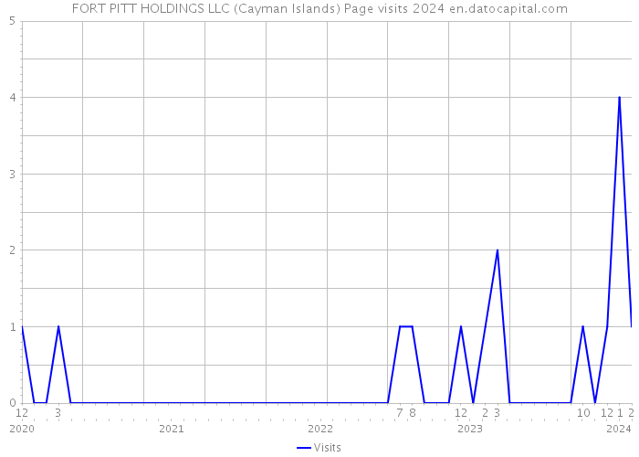 FORT PITT HOLDINGS LLC (Cayman Islands) Page visits 2024 