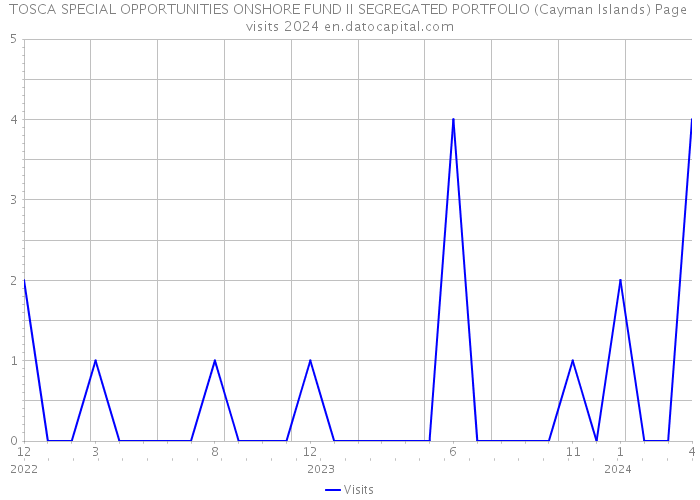 TOSCA SPECIAL OPPORTUNITIES ONSHORE FUND II SEGREGATED PORTFOLIO (Cayman Islands) Page visits 2024 