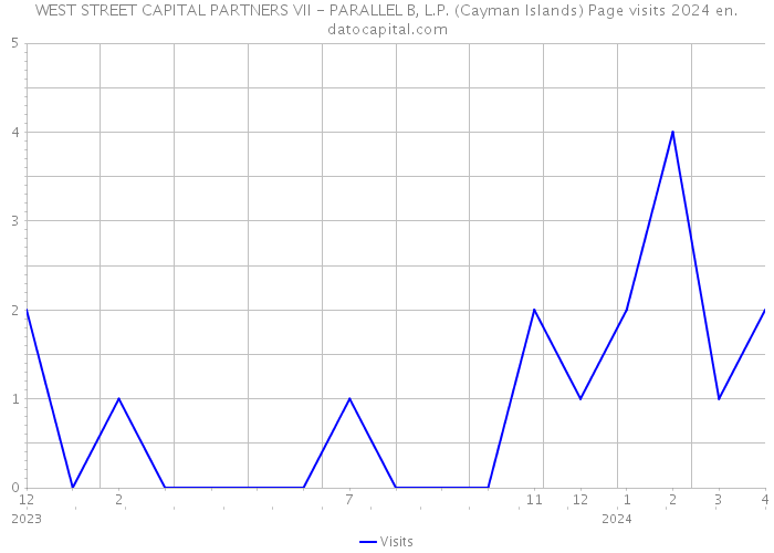 WEST STREET CAPITAL PARTNERS VII - PARALLEL B, L.P. (Cayman Islands) Page visits 2024 