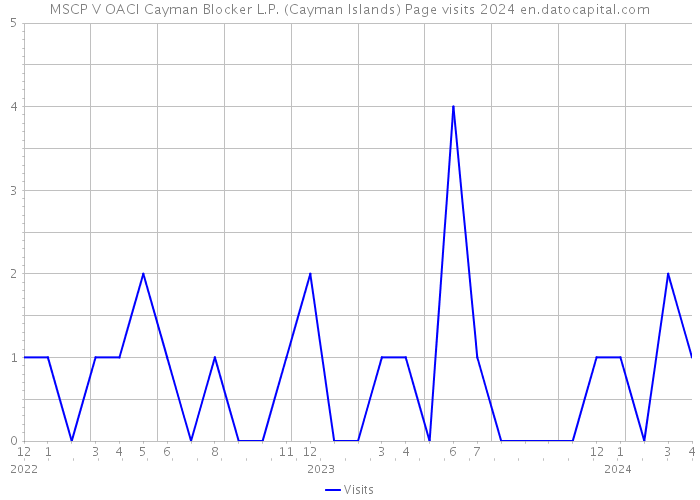 MSCP V OACI Cayman Blocker L.P. (Cayman Islands) Page visits 2024 