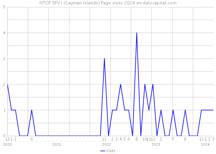 NTCP SPV I (Cayman Islands) Page visits 2024 