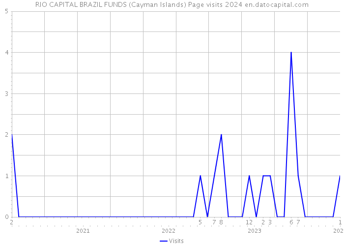 RIO CAPITAL BRAZIL FUNDS (Cayman Islands) Page visits 2024 