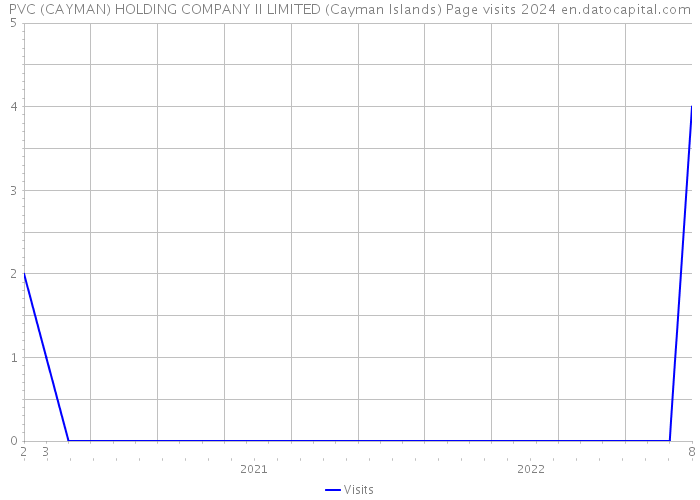 PVC (CAYMAN) HOLDING COMPANY II LIMITED (Cayman Islands) Page visits 2024 