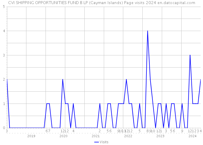 CVI SHIPPING OPPORTUNITIES FUND B LP (Cayman Islands) Page visits 2024 
