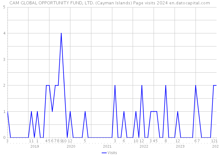CAM GLOBAL OPPORTUNITY FUND, LTD. (Cayman Islands) Page visits 2024 