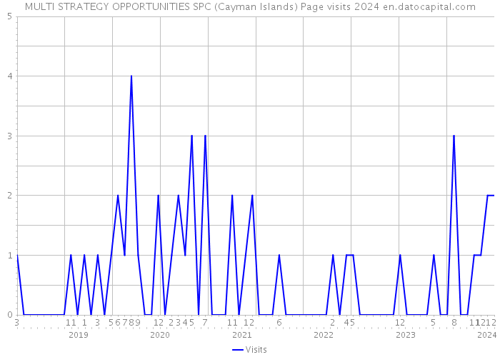 MULTI STRATEGY OPPORTUNITIES SPC (Cayman Islands) Page visits 2024 