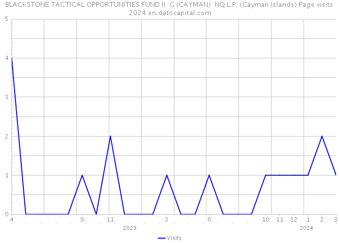 BLACKSTONE TACTICAL OPPORTUNITIES FUND II G (CAYMAN) NQ L.P. (Cayman Islands) Page visits 2024 