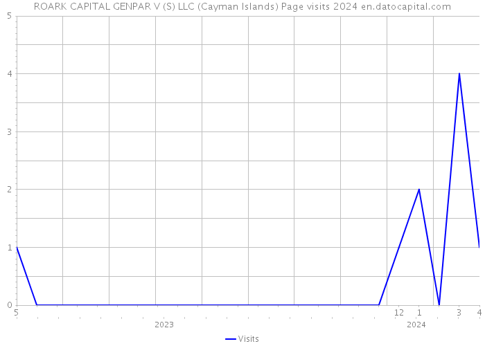 ROARK CAPITAL GENPAR V (S) LLC (Cayman Islands) Page visits 2024 