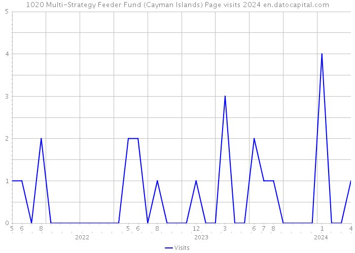 1020 Multi-Strategy Feeder Fund (Cayman Islands) Page visits 2024 