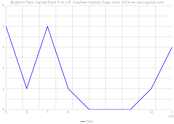 Brighton Park Capital Fund II-A, L.P. (Cayman Islands) Page visits 2024 