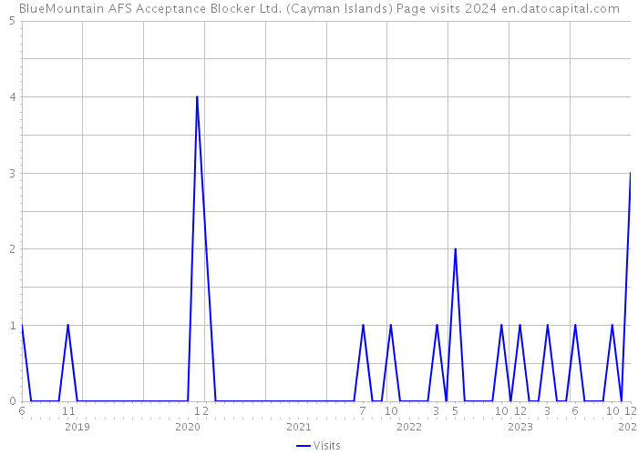 BlueMountain AFS Acceptance Blocker Ltd. (Cayman Islands) Page visits 2024 