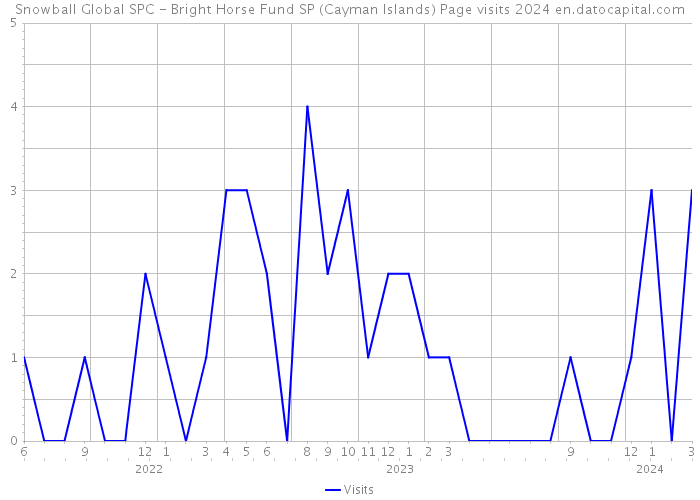Snowball Global SPC - Bright Horse Fund SP (Cayman Islands) Page visits 2024 