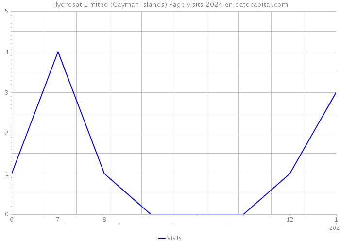 Hydrosat Limited (Cayman Islands) Page visits 2024 