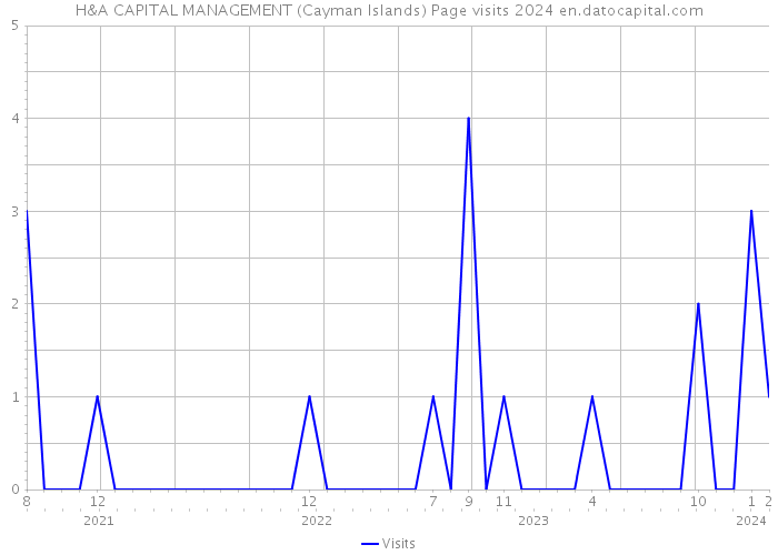 H&A CAPITAL MANAGEMENT (Cayman Islands) Page visits 2024 