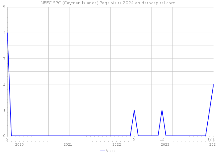 NBEC SPC (Cayman Islands) Page visits 2024 