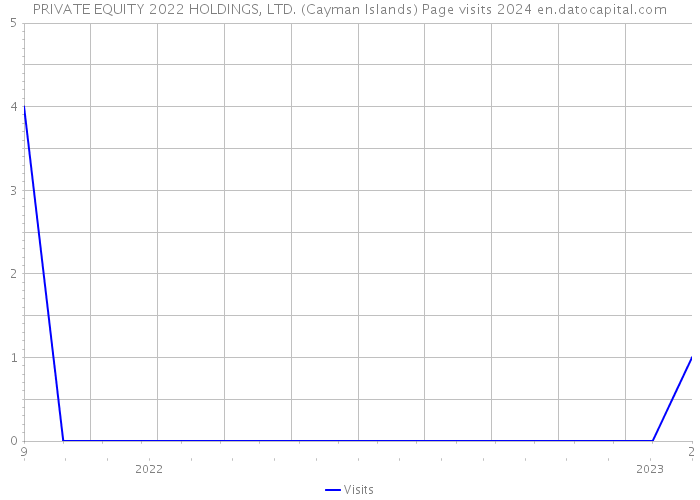 PRIVATE EQUITY 2022 HOLDINGS, LTD. (Cayman Islands) Page visits 2024 