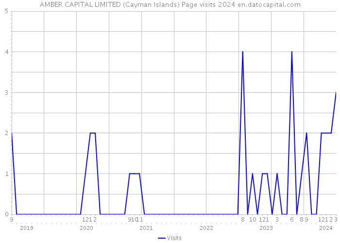 AMBER CAPITAL LIMITED (Cayman Islands) Page visits 2024 