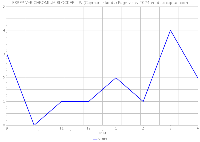 BSREP V-B CHROMIUM BLOCKER L.P. (Cayman Islands) Page visits 2024 