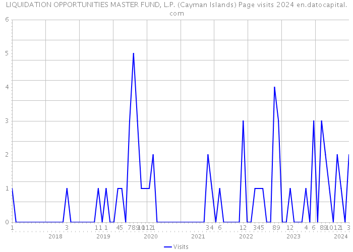 LIQUIDATION OPPORTUNITIES MASTER FUND, L.P. (Cayman Islands) Page visits 2024 