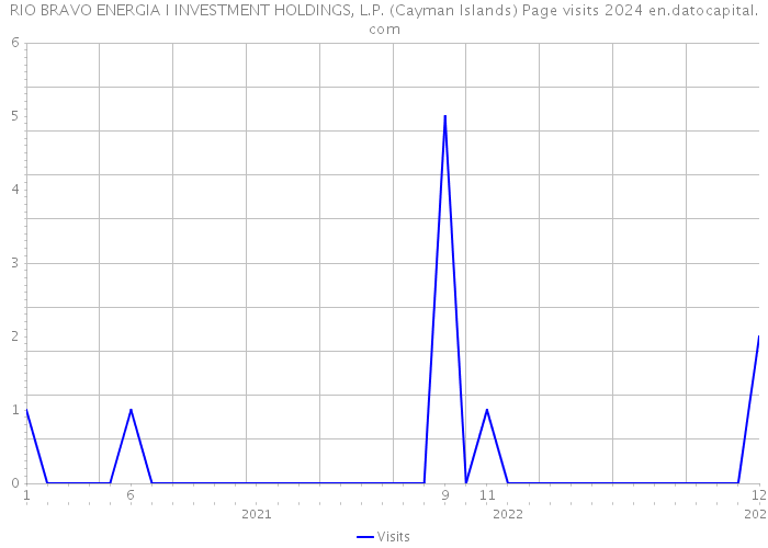 RIO BRAVO ENERGIA I INVESTMENT HOLDINGS, L.P. (Cayman Islands) Page visits 2024 