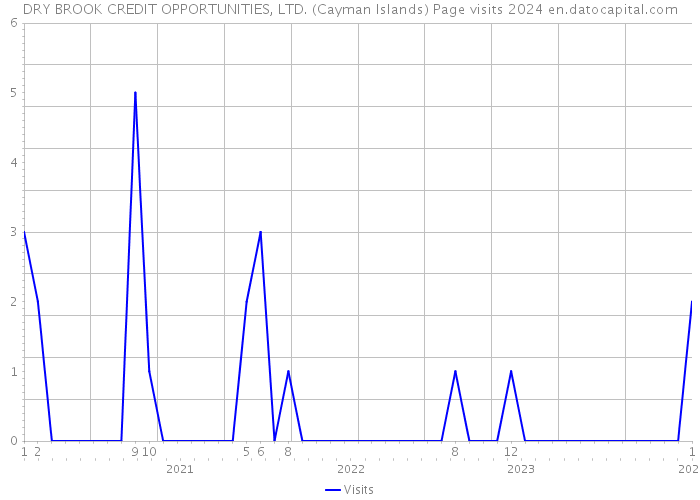 DRY BROOK CREDIT OPPORTUNITIES, LTD. (Cayman Islands) Page visits 2024 