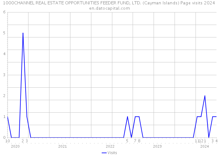 1000CHANNEL REAL ESTATE OPPORTUNITIES FEEDER FUND, LTD. (Cayman Islands) Page visits 2024 