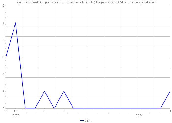 Spruce Street Aggregator L.P. (Cayman Islands) Page visits 2024 