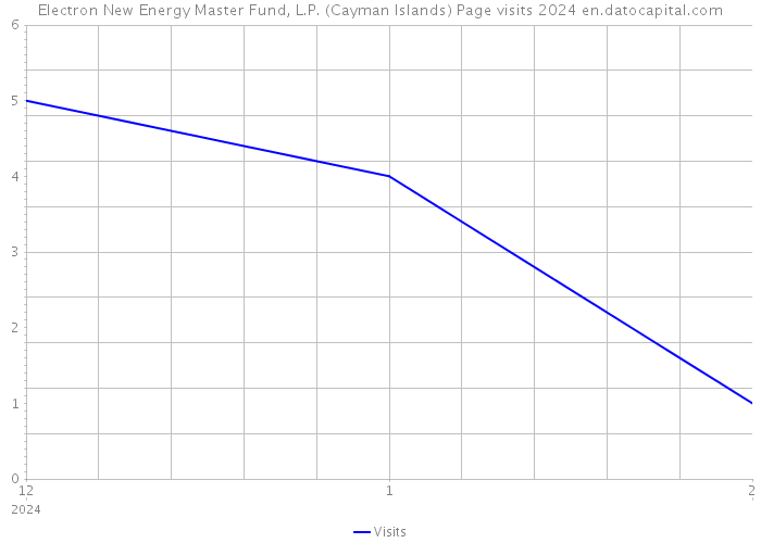Electron New Energy Master Fund, L.P. (Cayman Islands) Page visits 2024 