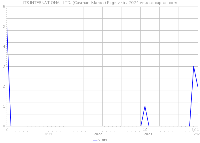 ITS INTERNATIONAL LTD. (Cayman Islands) Page visits 2024 