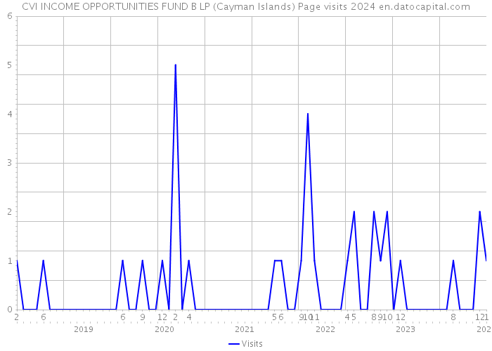 CVI INCOME OPPORTUNITIES FUND B LP (Cayman Islands) Page visits 2024 