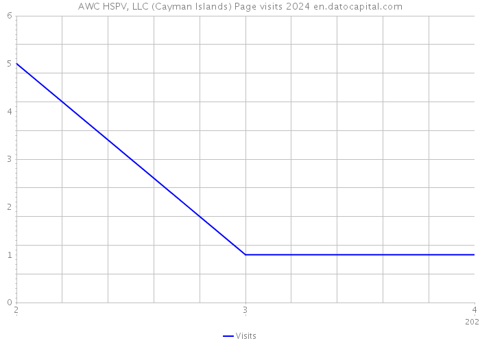 AWC HSPV, LLC (Cayman Islands) Page visits 2024 