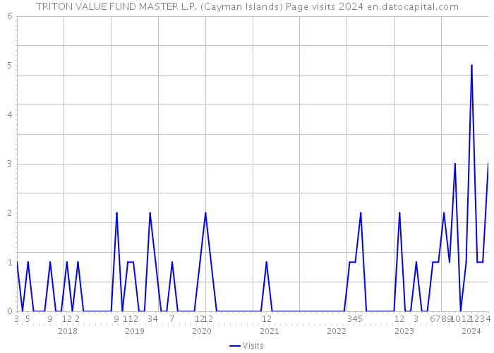 TRITON VALUE FUND MASTER L.P. (Cayman Islands) Page visits 2024 