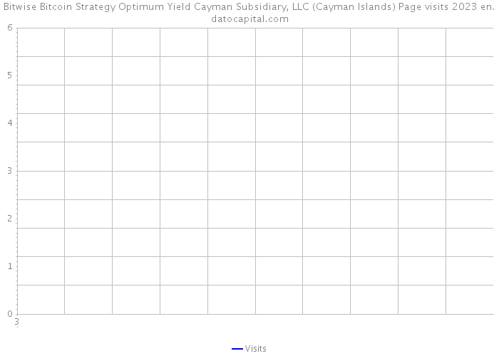 Bitwise Bitcoin Strategy Optimum Yield Cayman Subsidiary, LLC (Cayman Islands) Page visits 2023 