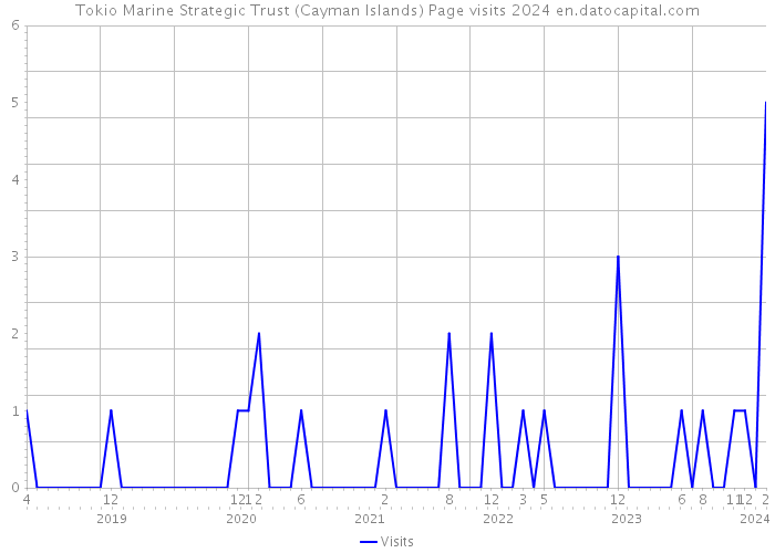 Tokio Marine Strategic Trust (Cayman Islands) Page visits 2024 